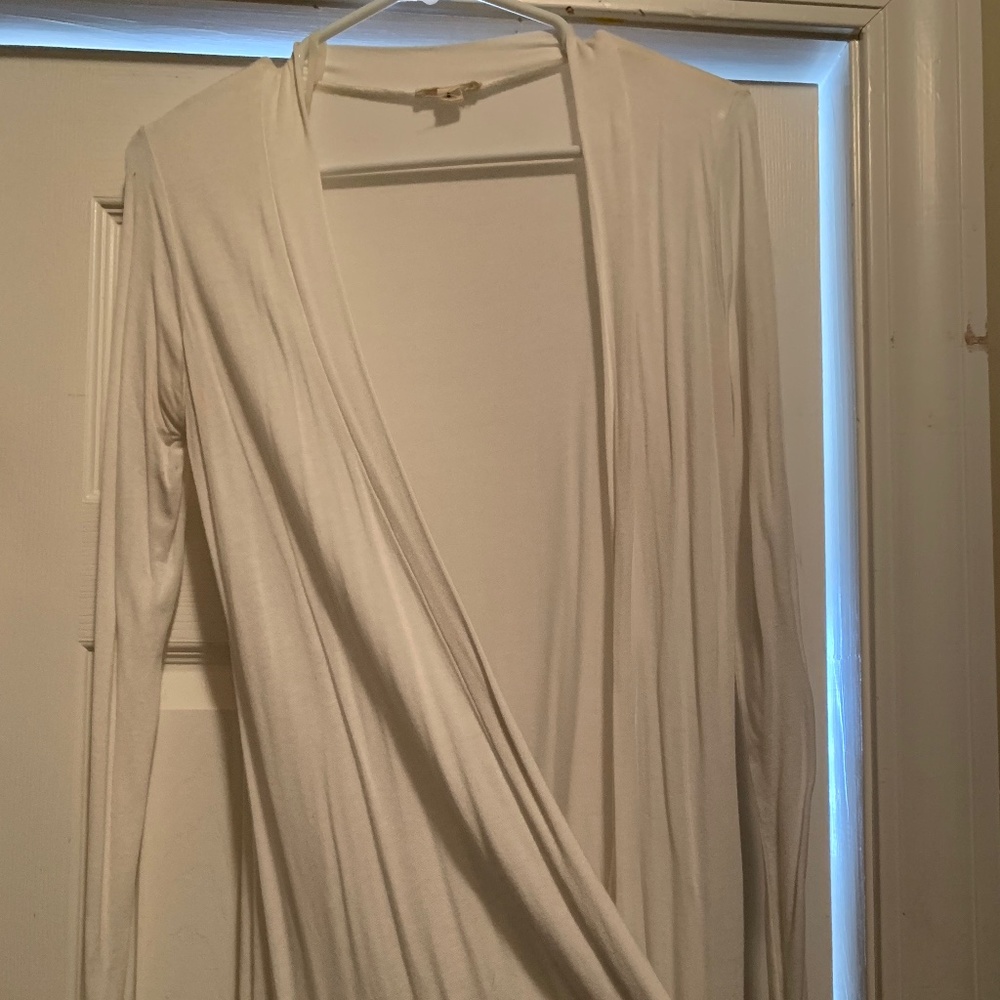 White Duster- size small